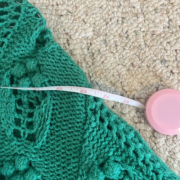 Zara Green Pom Pom Sweater - Picture 11 of 11